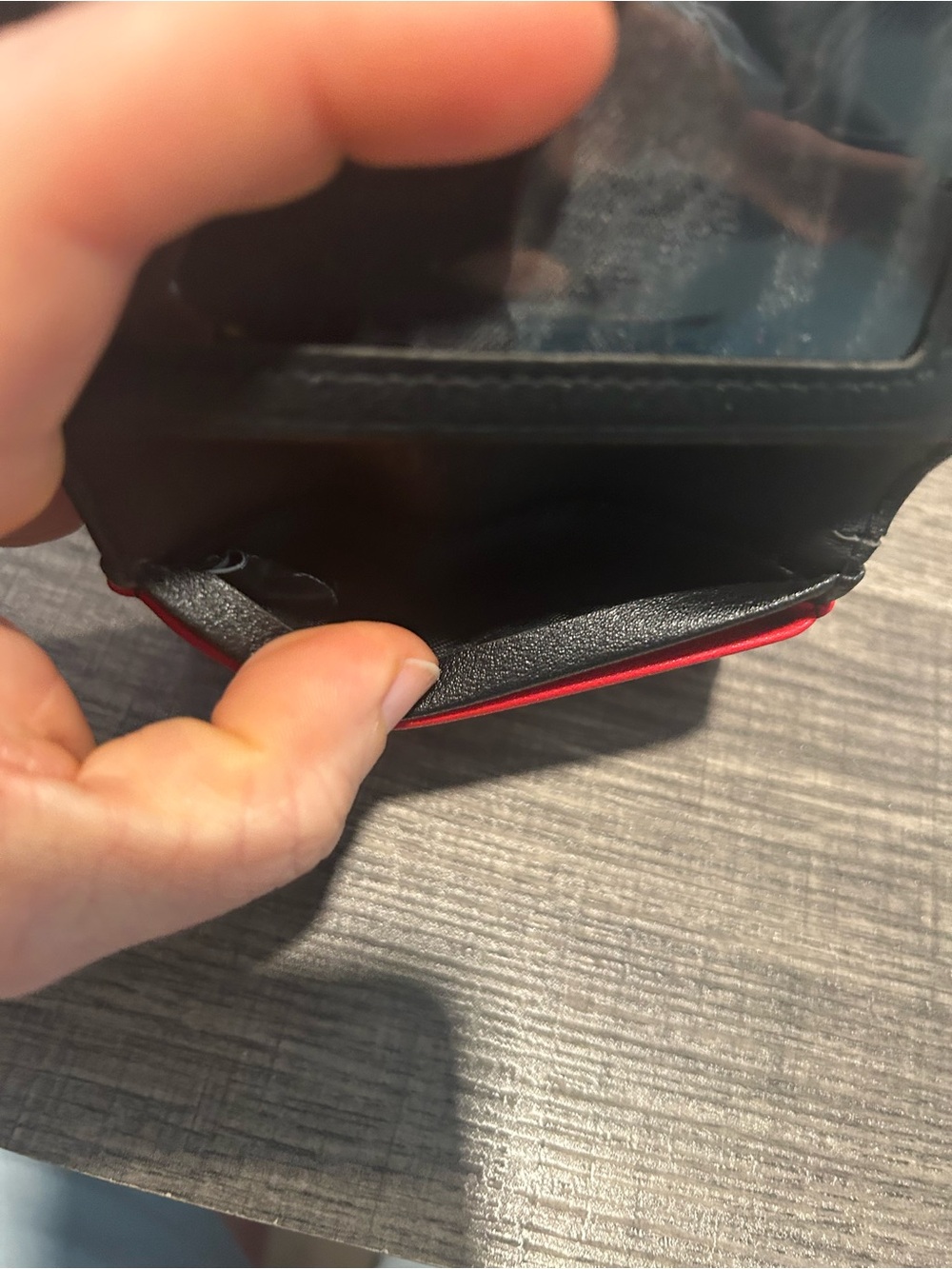 Mickey Mouse Black Ear-Accent Wallet - Picture 3 of 5